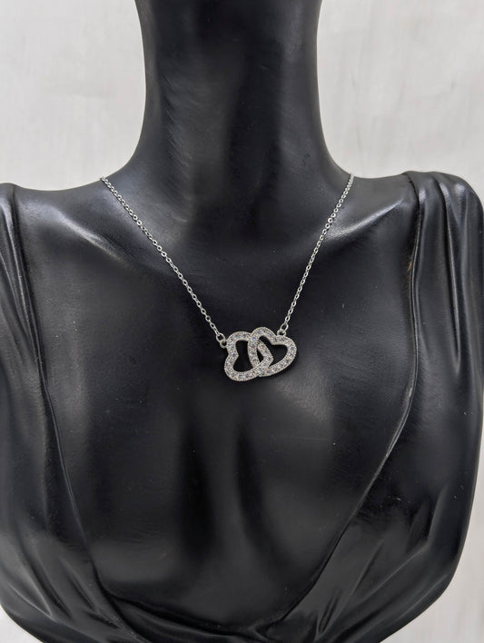 Twin Heart Necklace