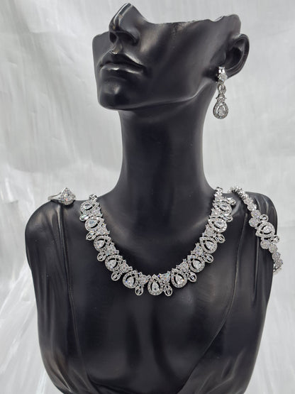 Darling CZ Necklace Set