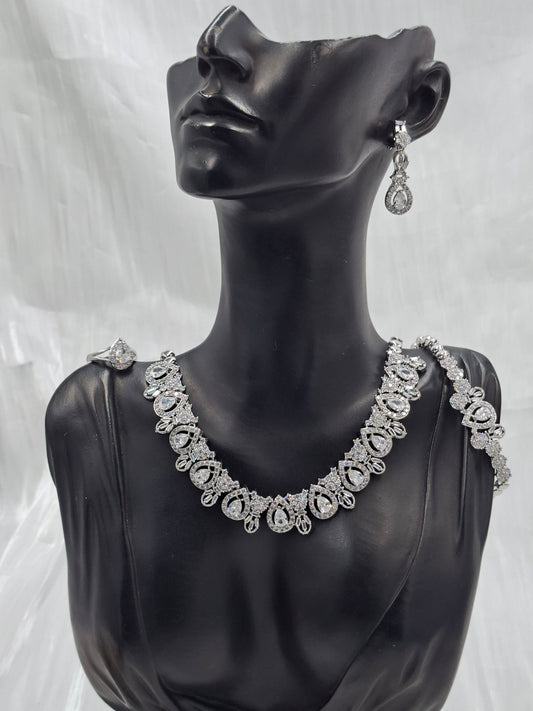 Darling CZ Necklace Set