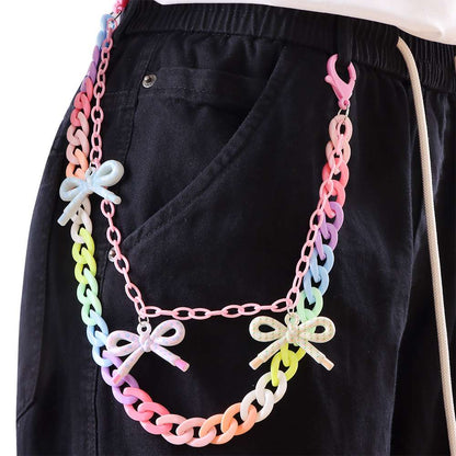 Bow Jeans Chain