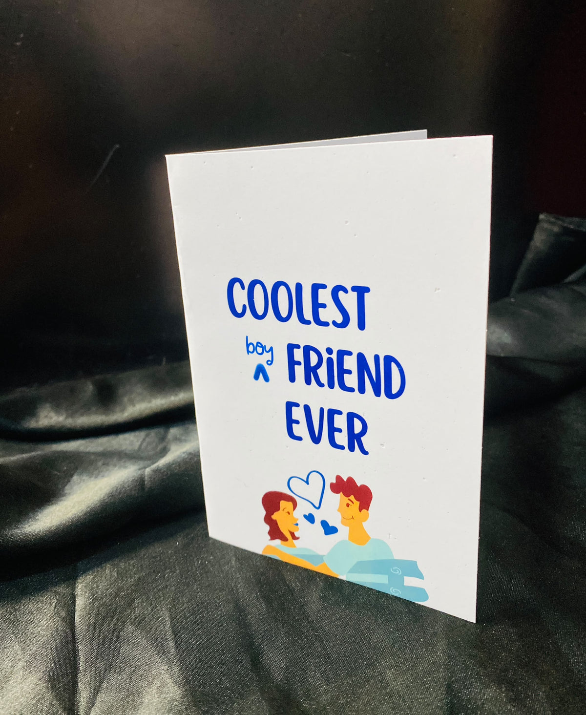 Coolest Boyfriend Greeting Card