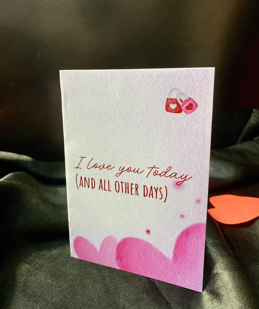 I Love You Greeting Card
