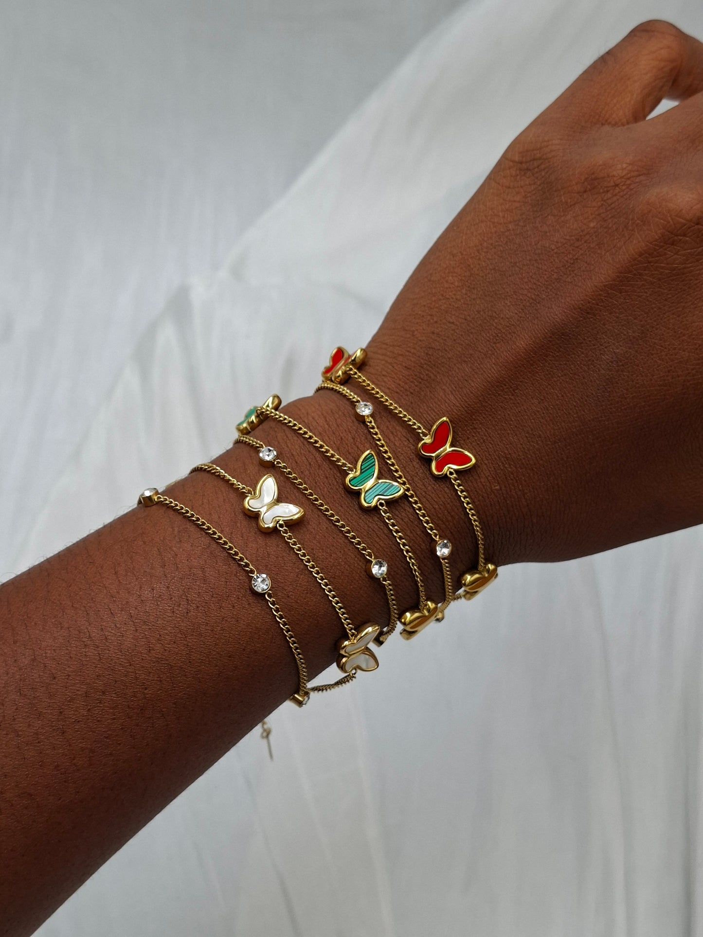 Layered Butterfly Bracelet