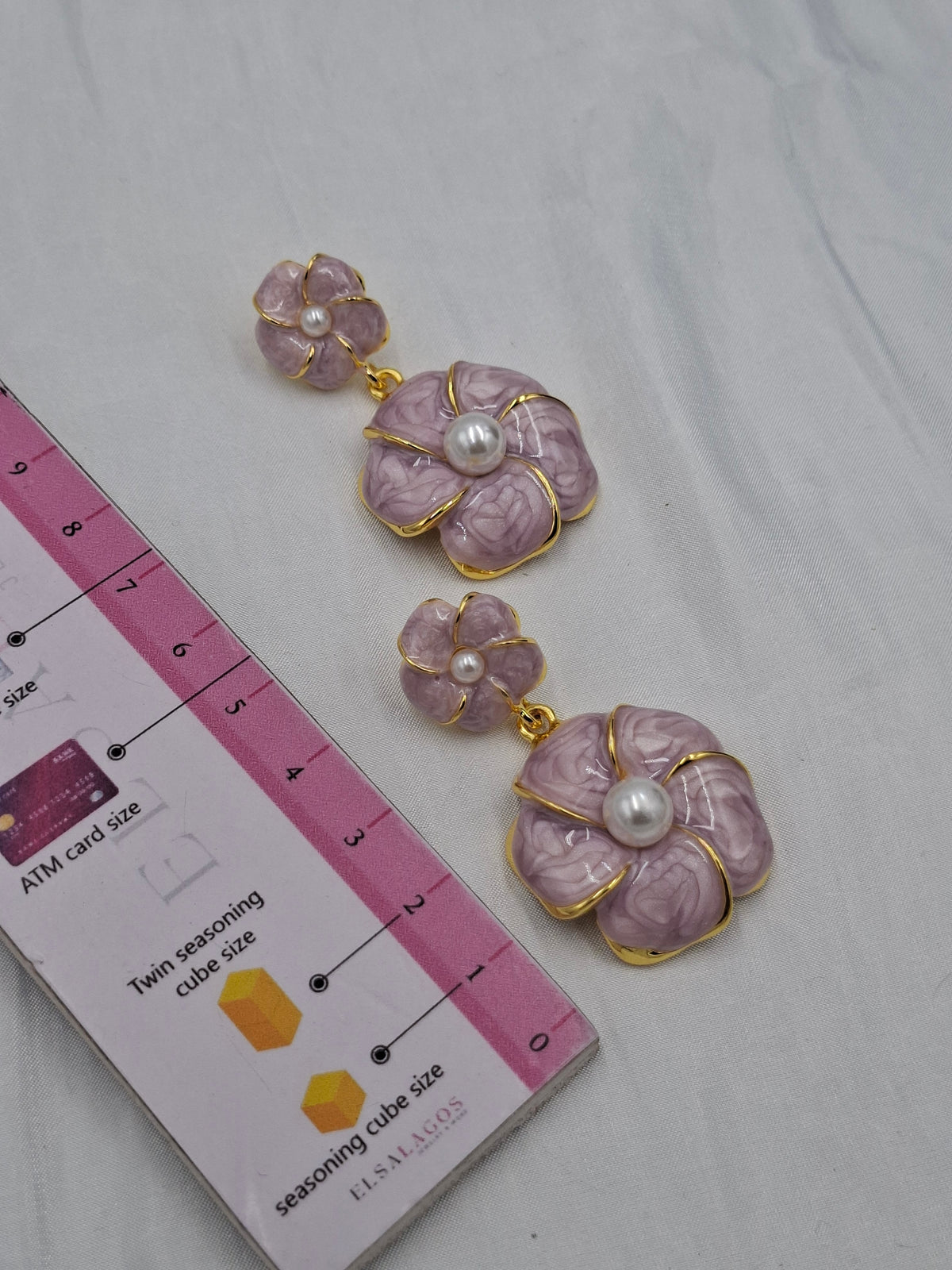 Camellia Flower Earrings