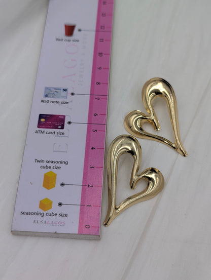 Heart Statement Earring