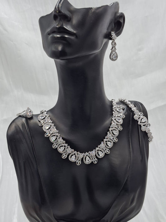 Darling CZ Necklace Set
