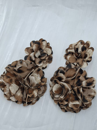 Animal Print Drop Earrings