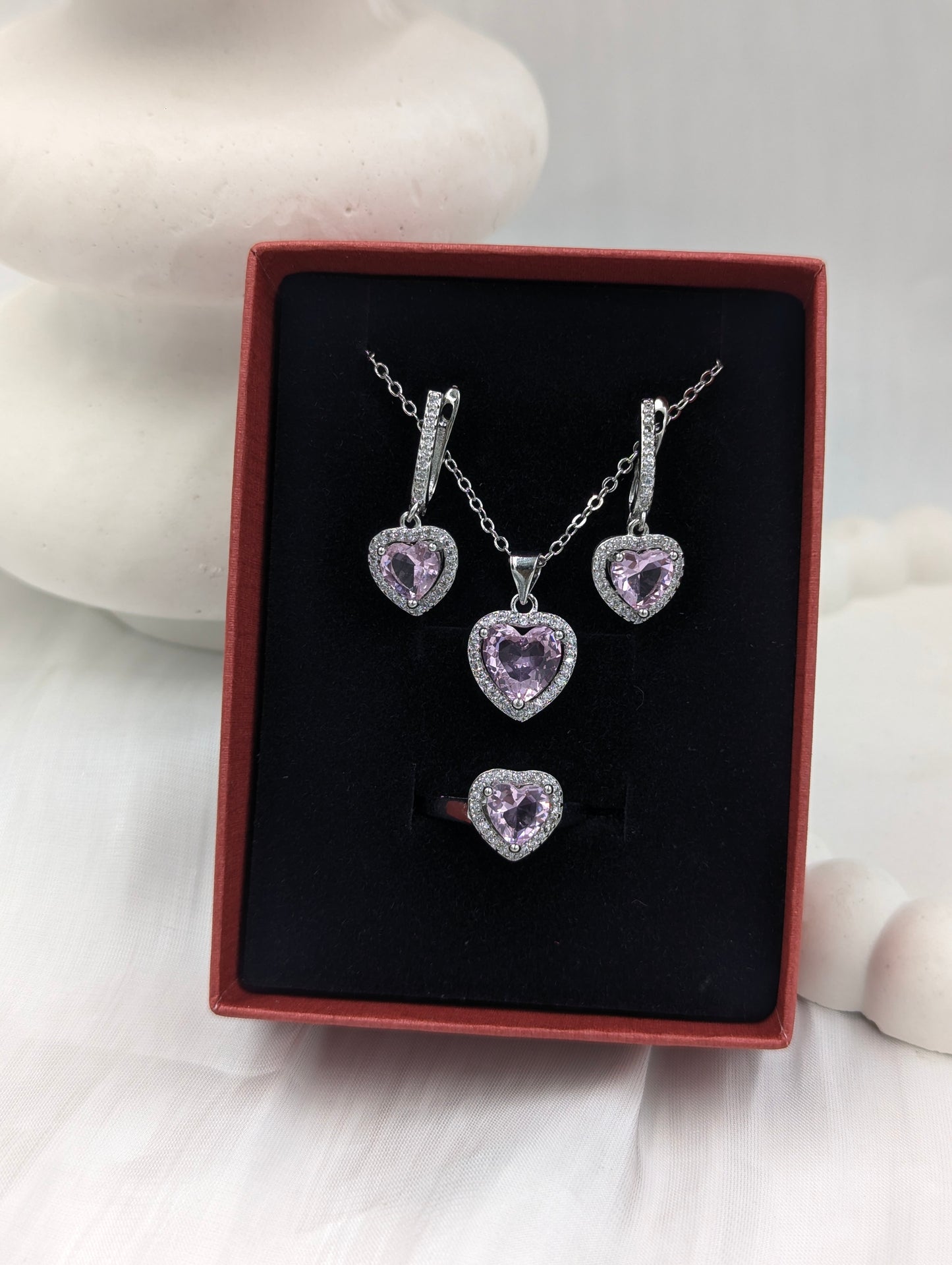 Blush Necklace Set