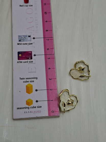 Rosy Clip On Earrings