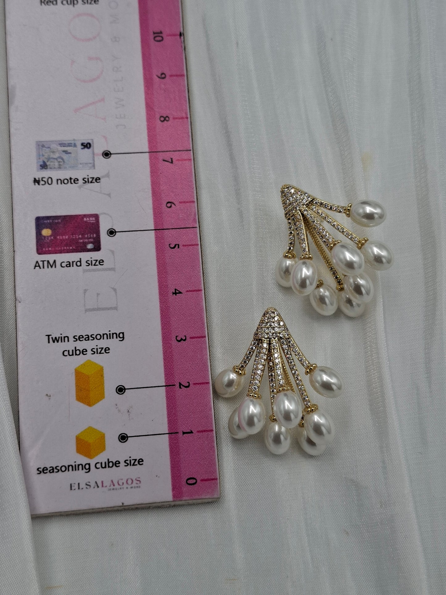 Grape Pearl Earrings