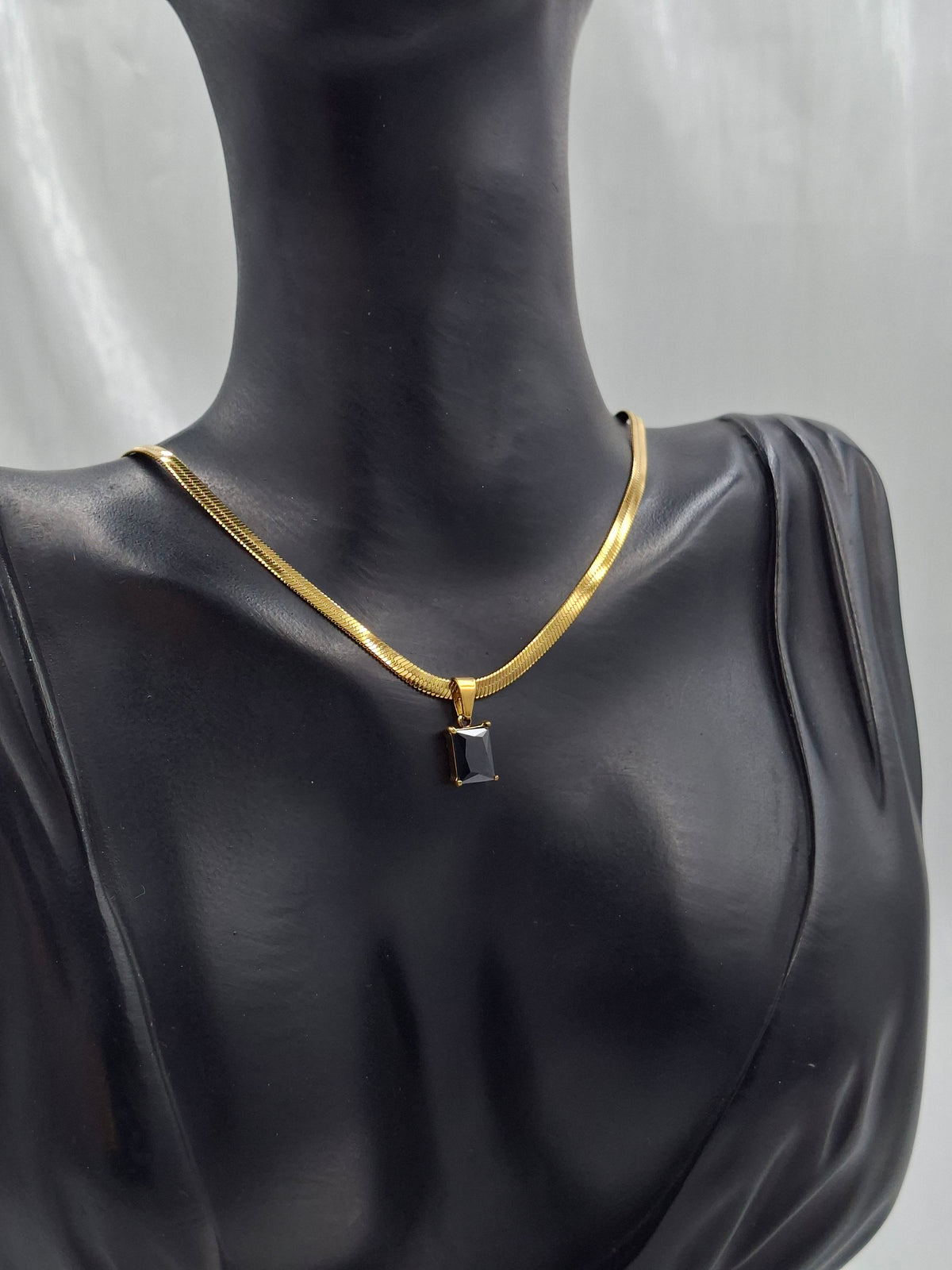 Millipede Gemstone Necklace