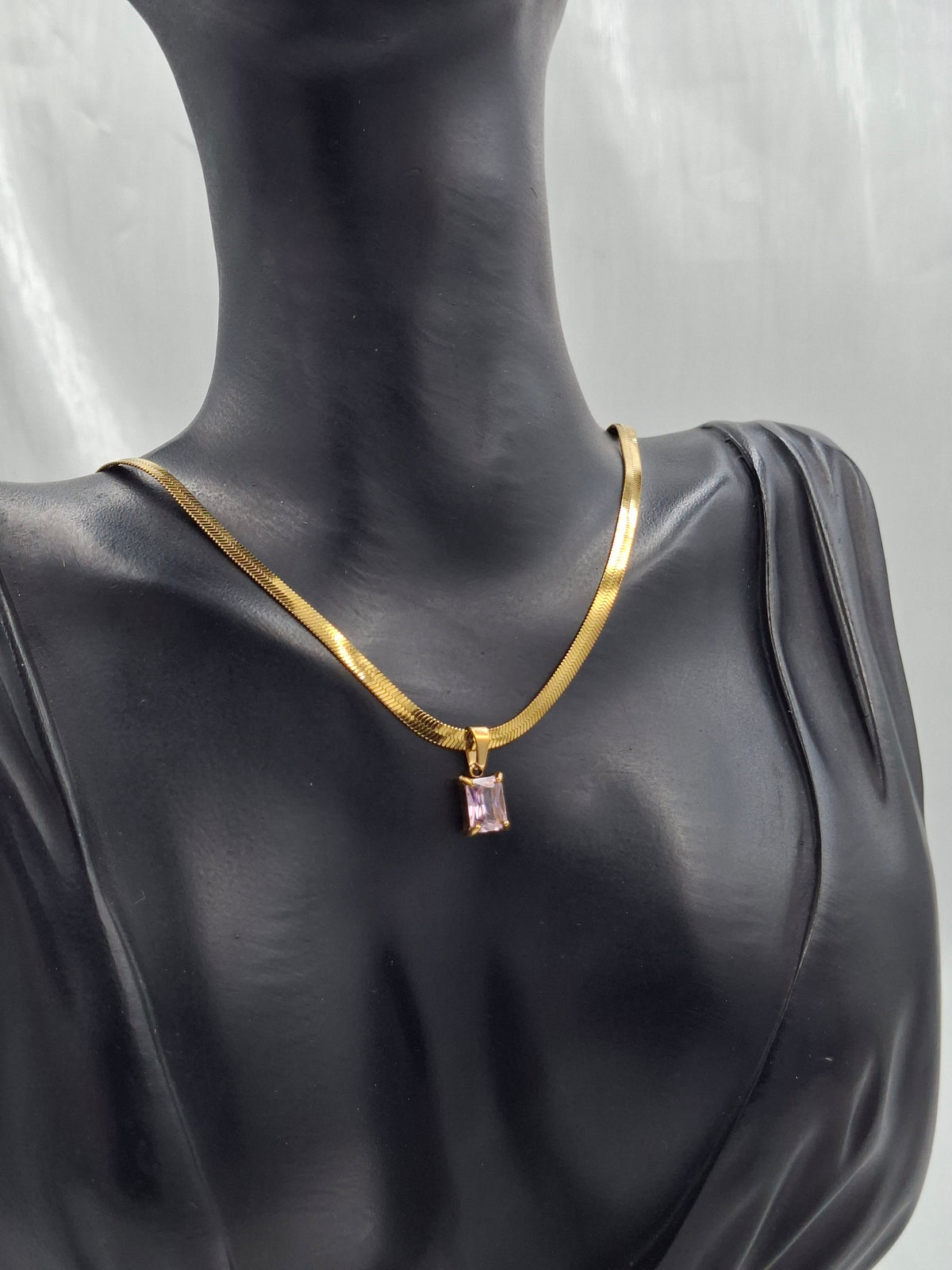Millipede Gemstone Necklace