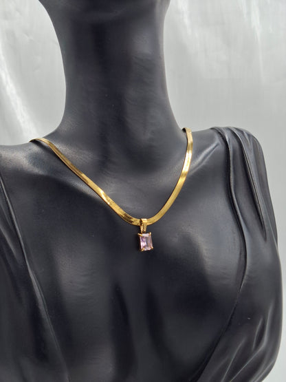 Millipede Gemstone Necklace