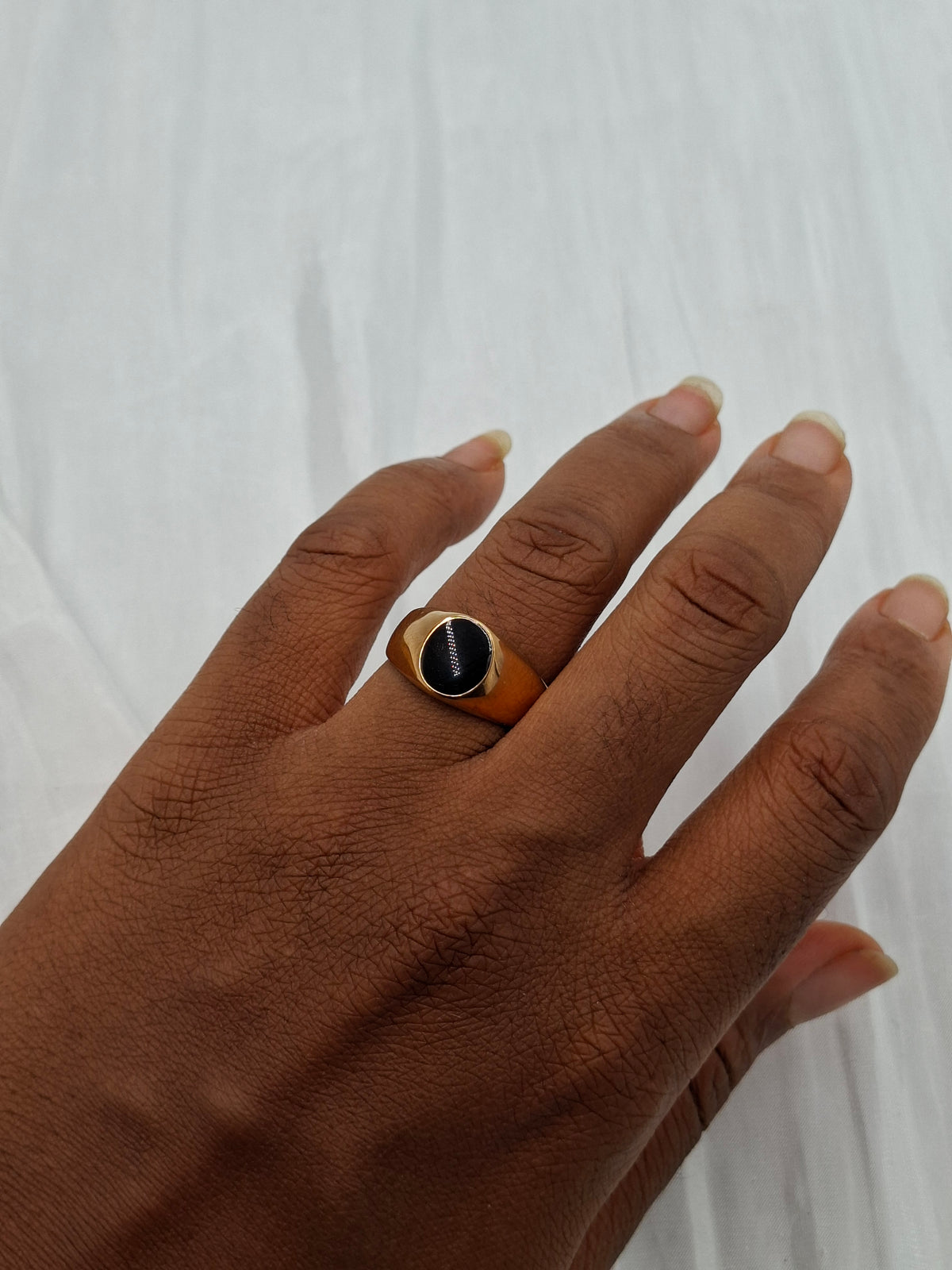 Rose-Gold Signet Ring (size 9-12)