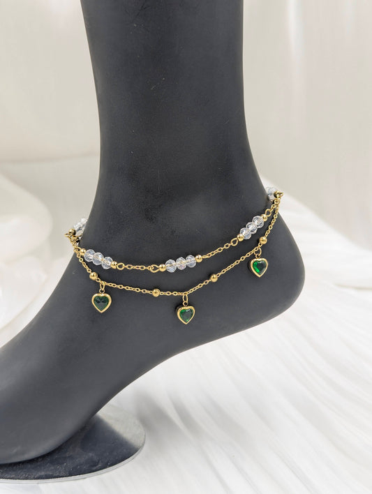Emerald Anklet