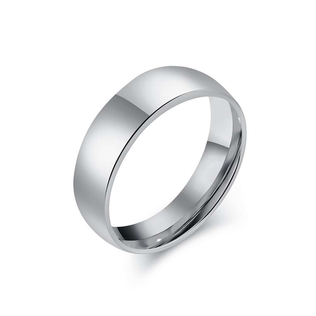 Silver Plain Wedding Band (size 6-12)