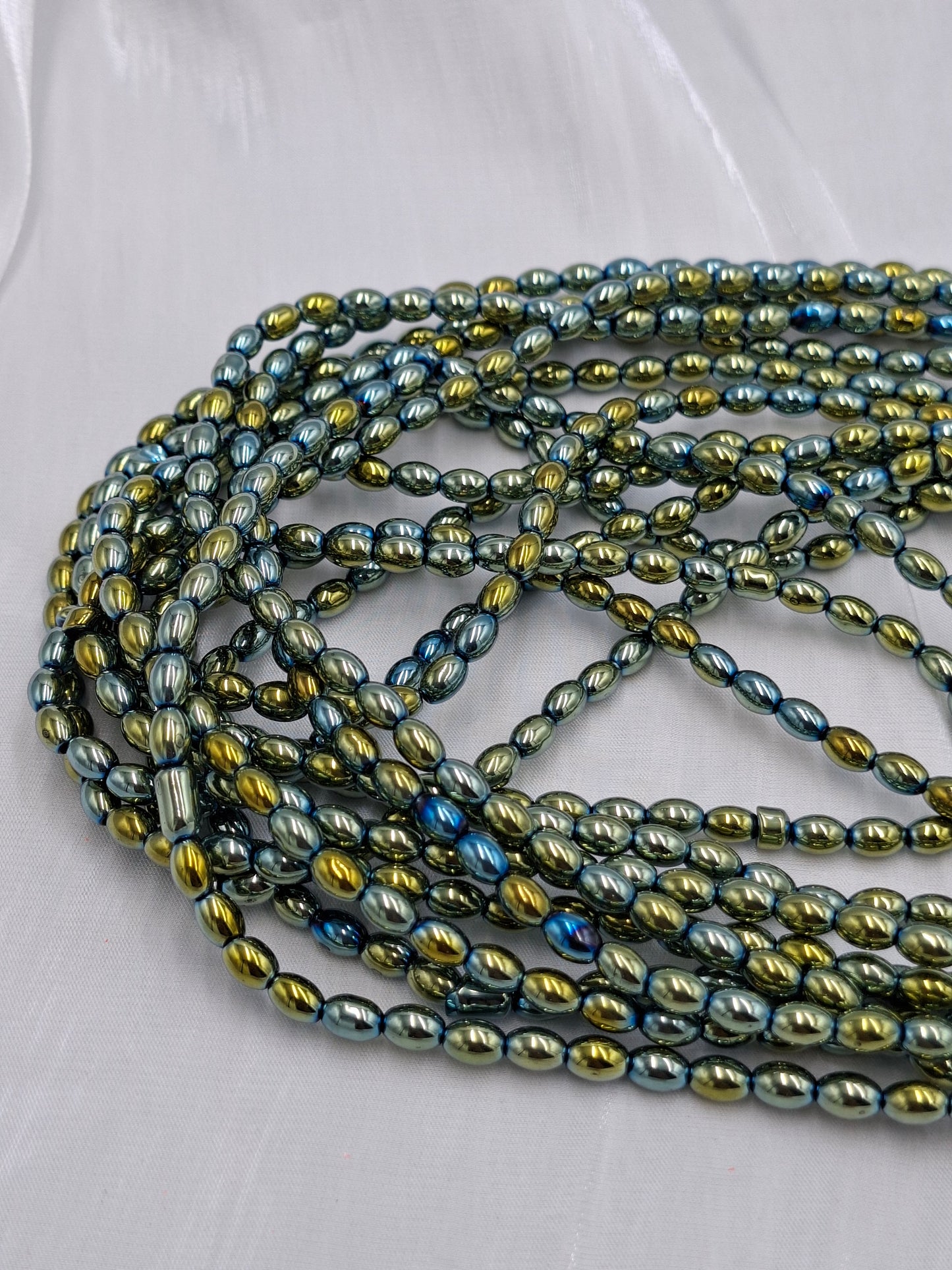 Metallic Seed Waistbeads
