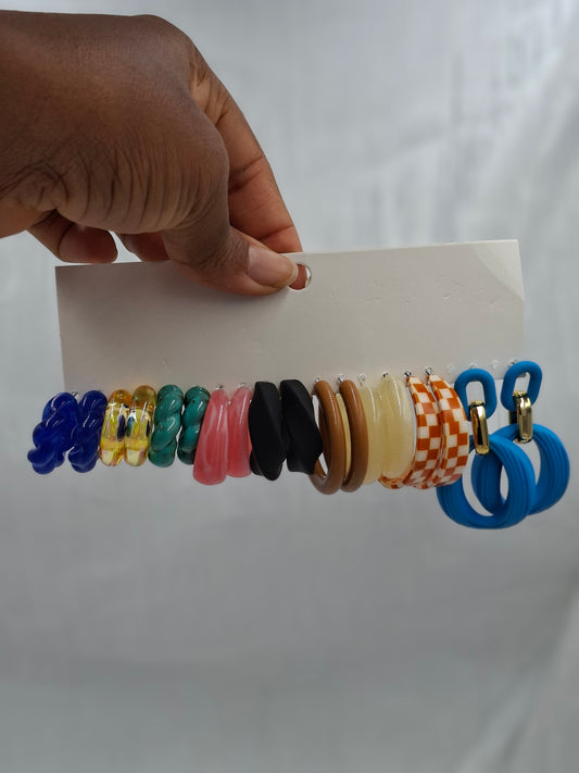 Brownie Acrylic Earrings Pack