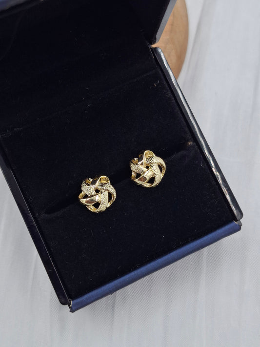 Stylish Knot Stud Earrings