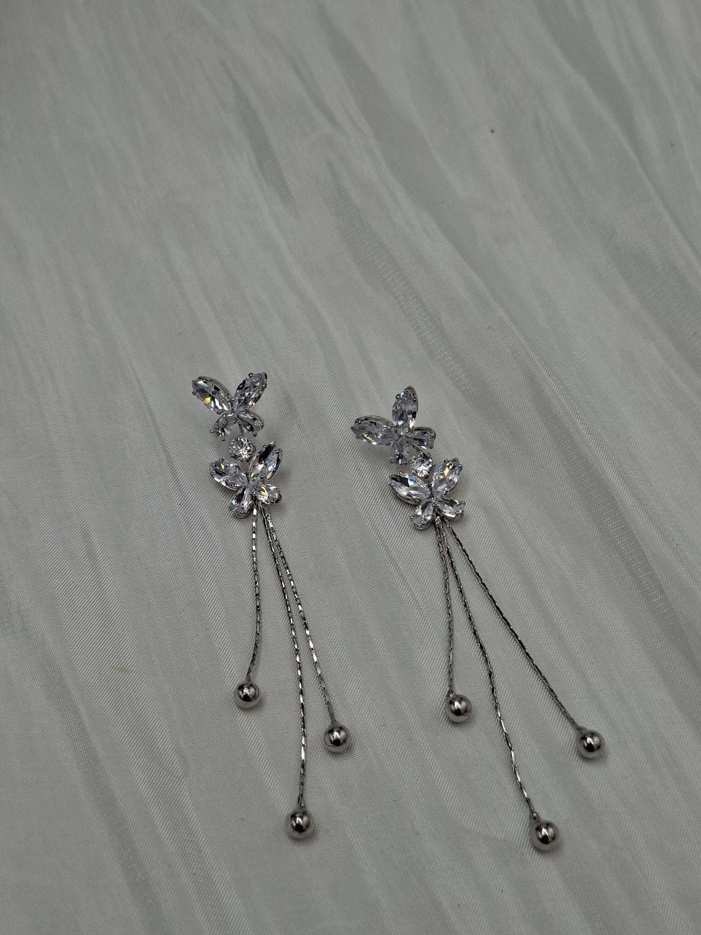 Butterfly Tassel Earrings