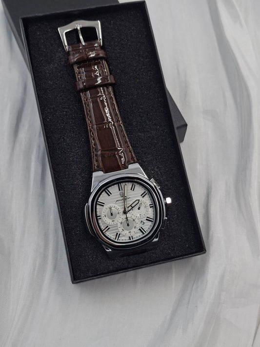 Bach Brown Poedagar Wristwatch
