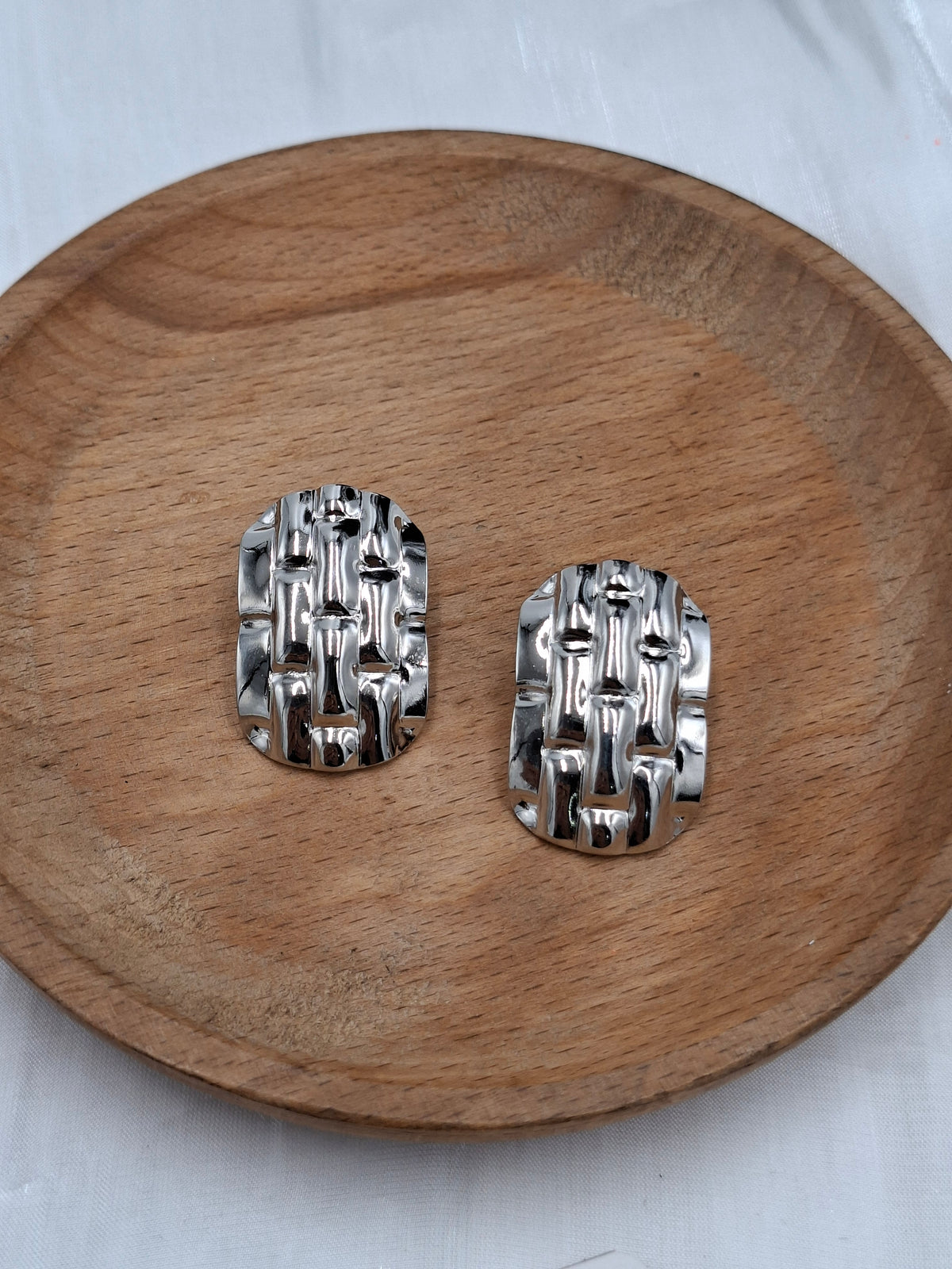 Basket Weave Earrings
