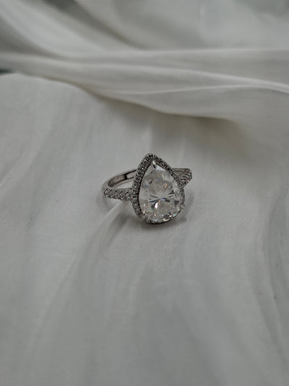 Lisa Moissanite Engagement Ring