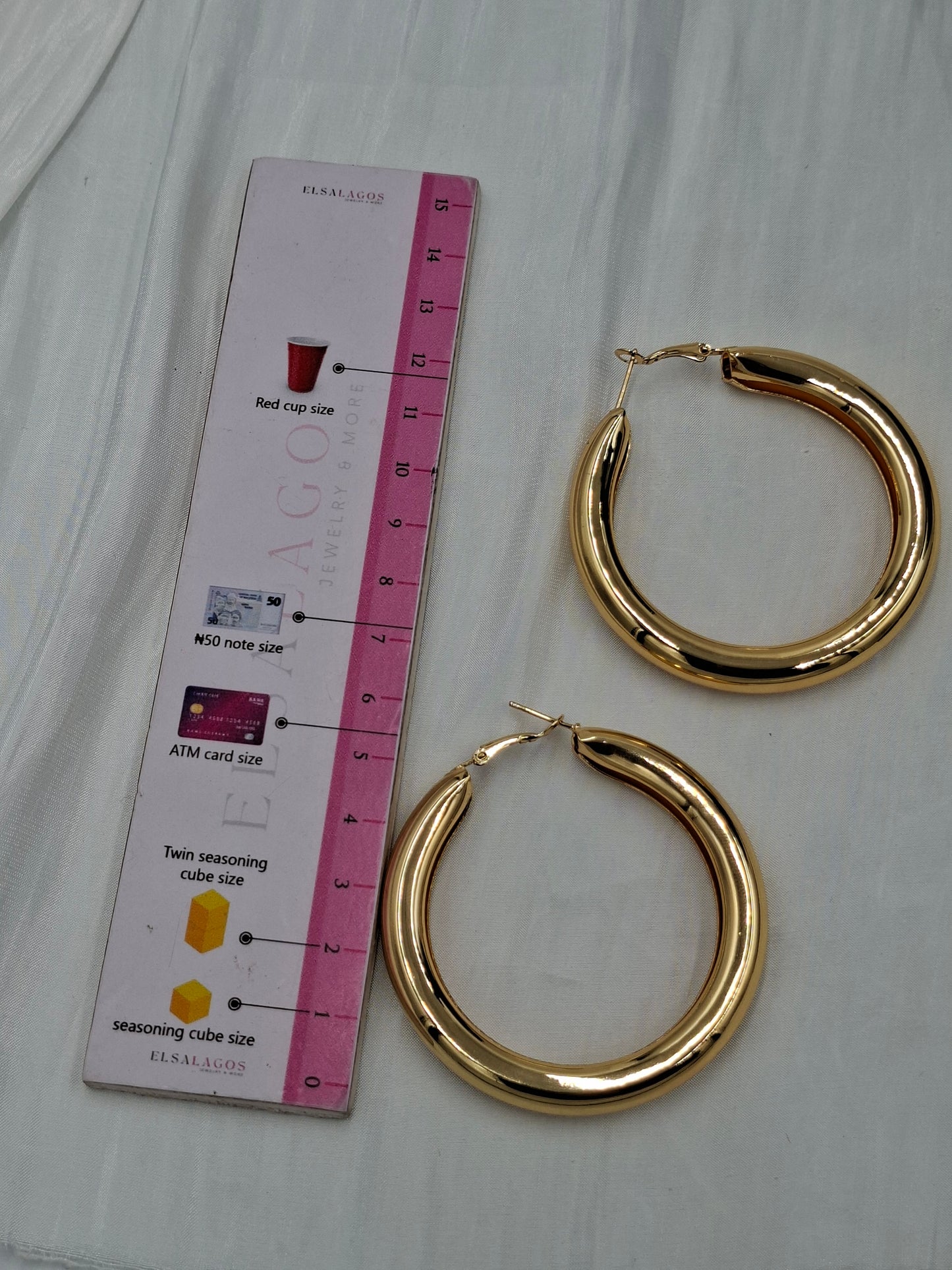 Large Gold Hoop Earrings