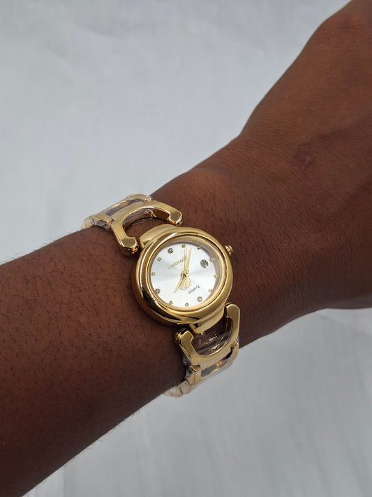 Gold Buckle Wristwatch