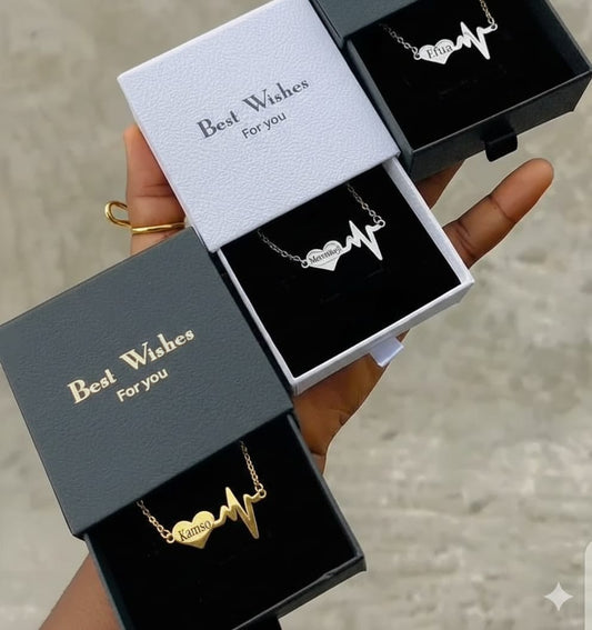 Customizable Heartbeat Necklace