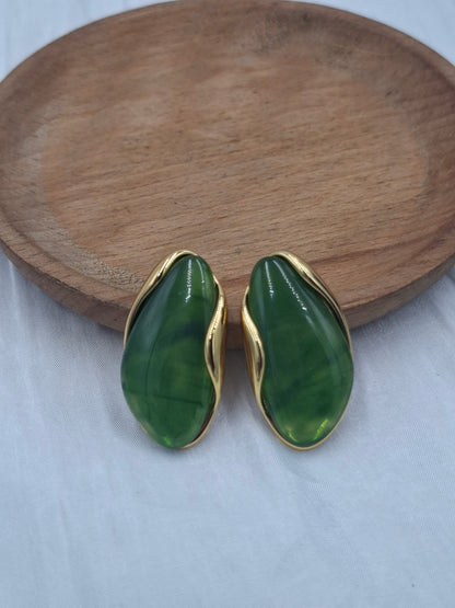 Irregular Resin Earrings