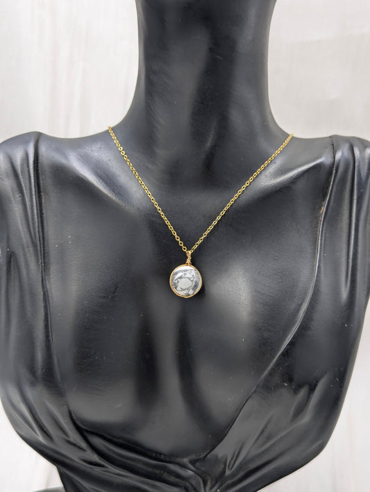 White Turquoise Necklace