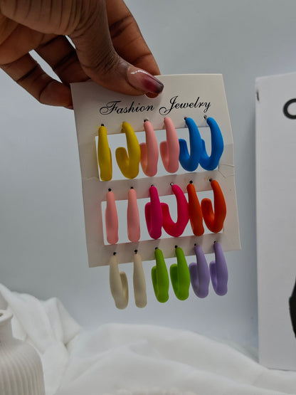 Structured Acrylic Hoops