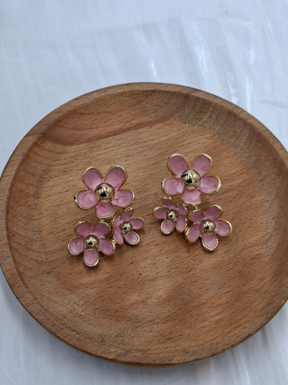 Cluster Flower Earrings
