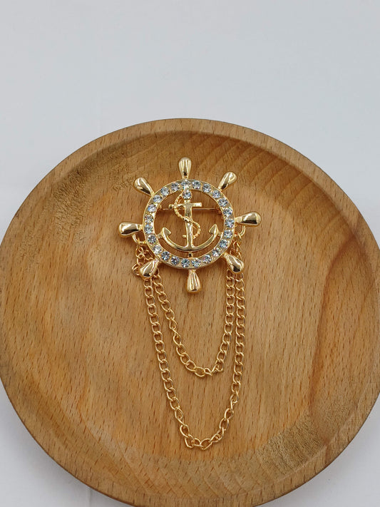 Rudder Brooch