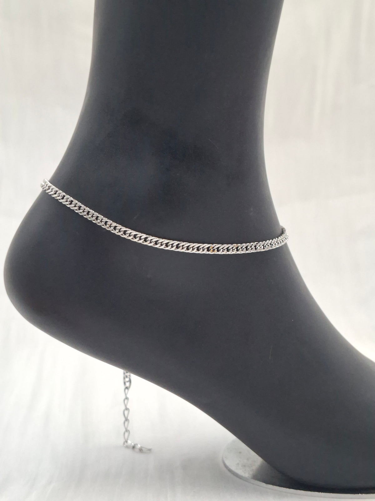 Silver Link Anklet