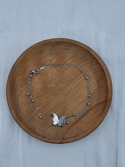 Layered Wing Bracelet
