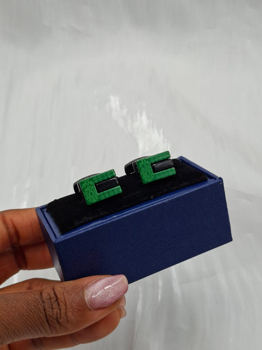 Green Bar Cufflinks