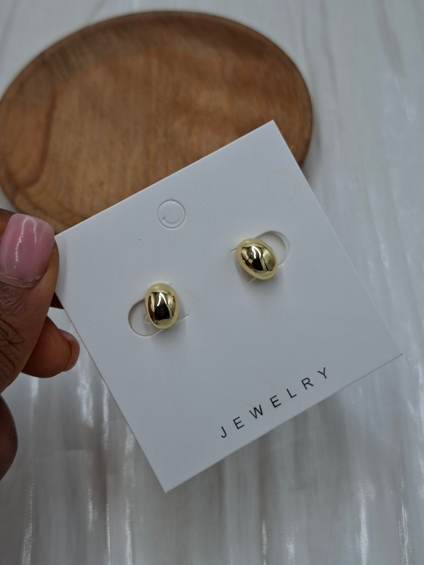 Pea Clip On Earrings