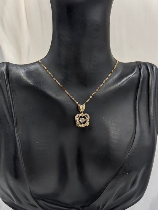 Woven Heart Necklace