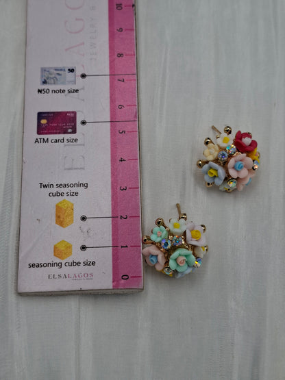 FlowerBomb Stud Earrings