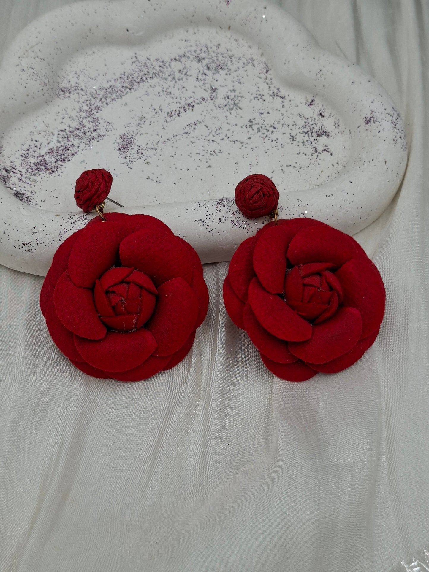 Rosebud Earrings