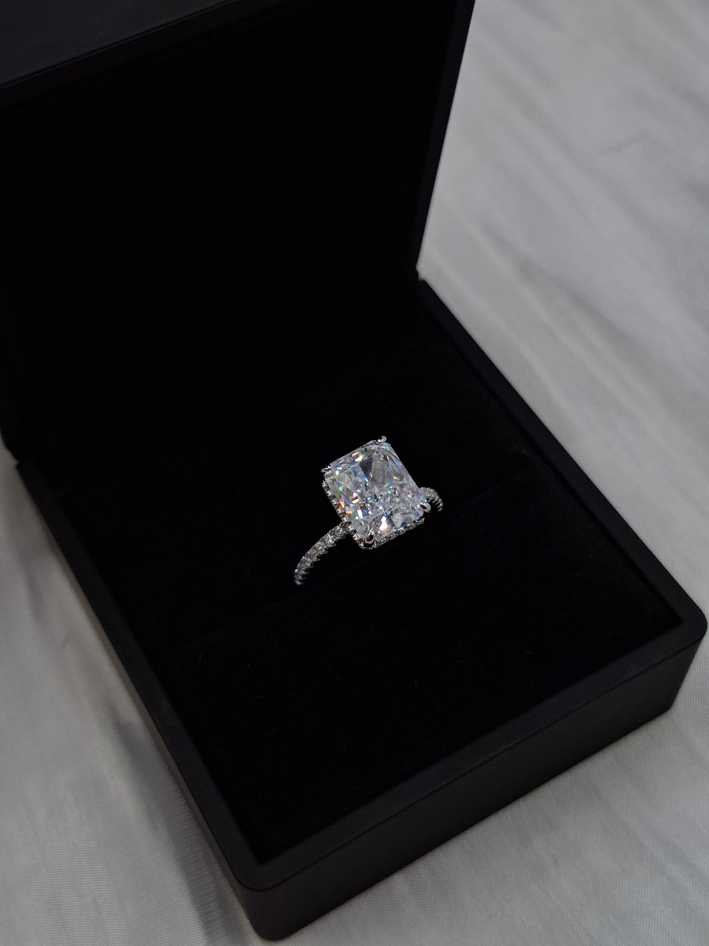 Grace Moissanite Ring (size 5)
