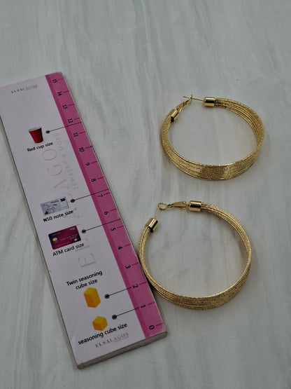 Twine Hoop Earrings