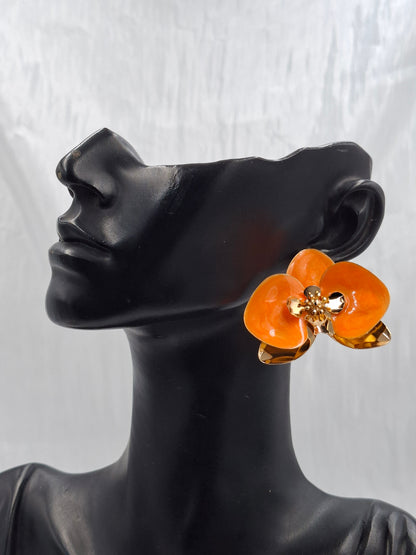 Orchid Petal Earrings