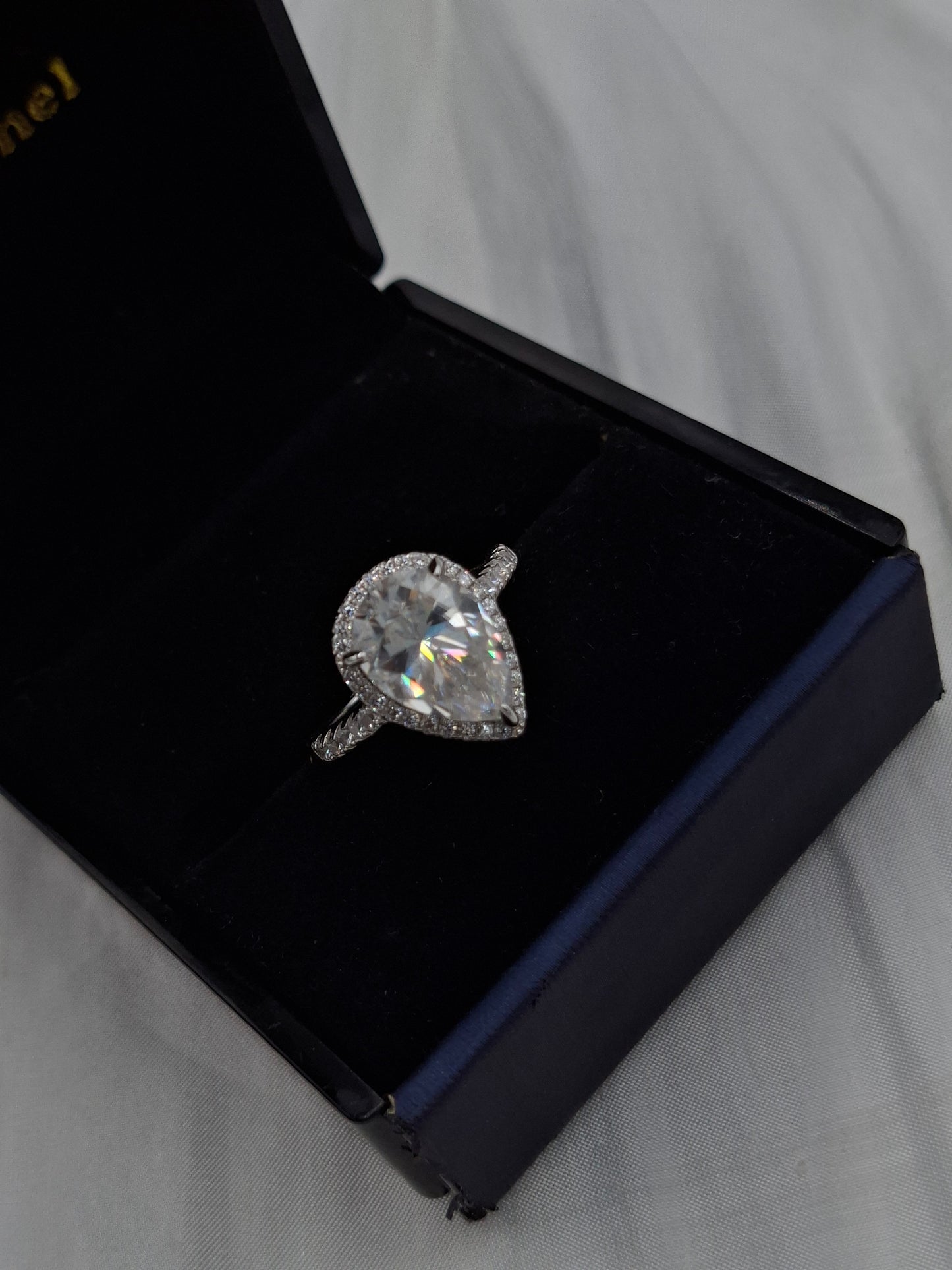 Lisa Moissanite Engagement Ring