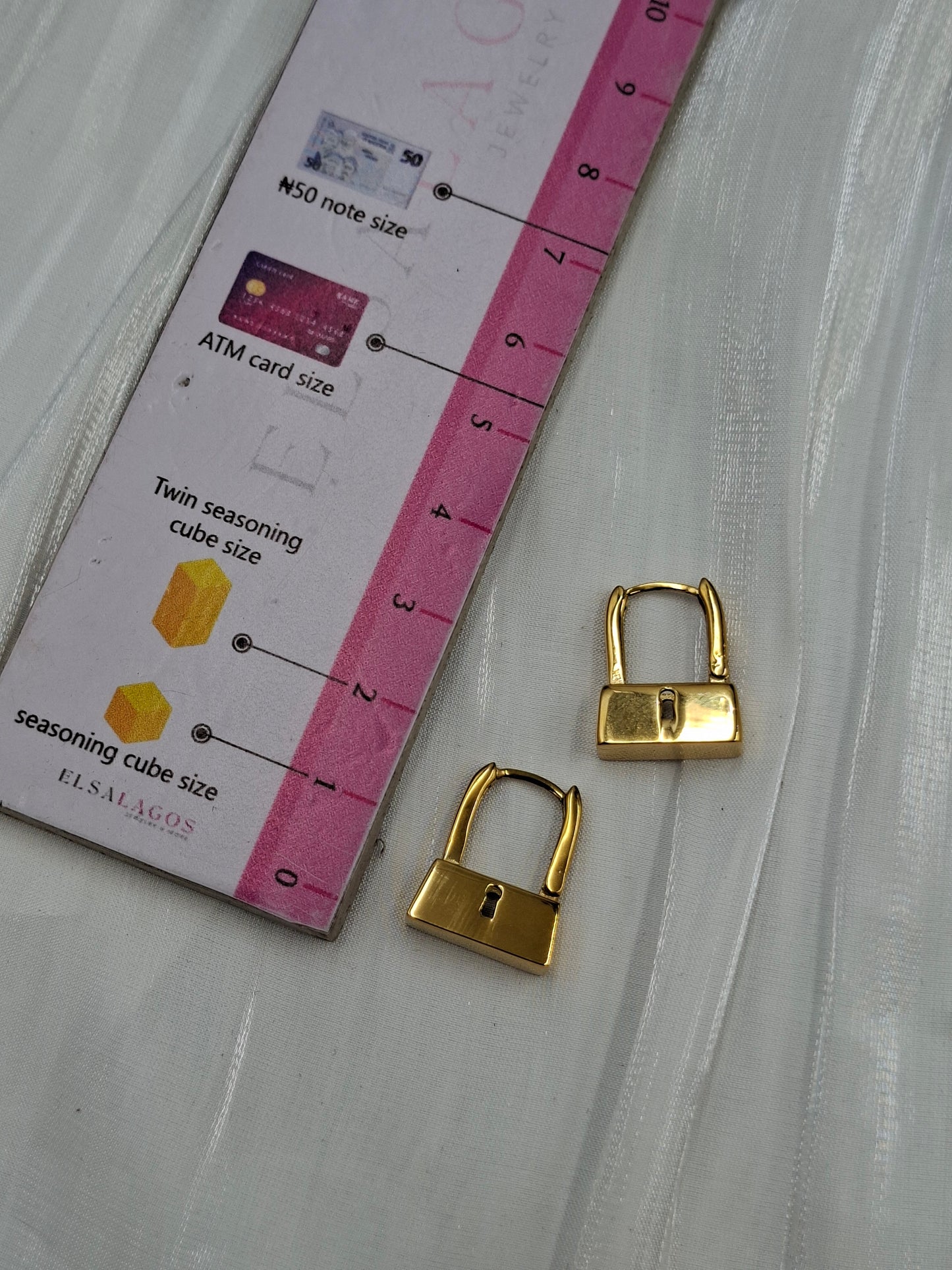 Padlock Earrings
