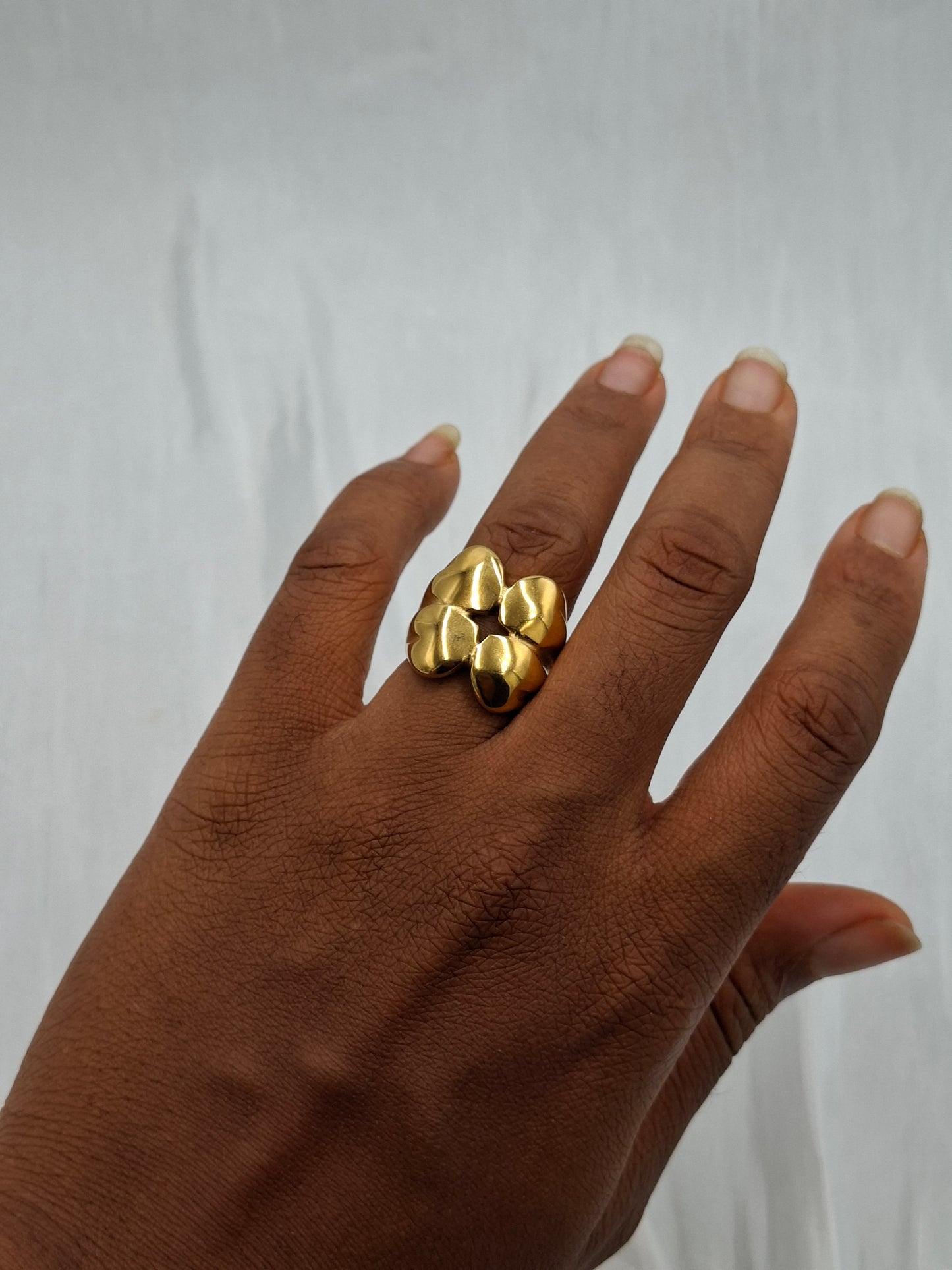 4 Hearts Ring (size 7)