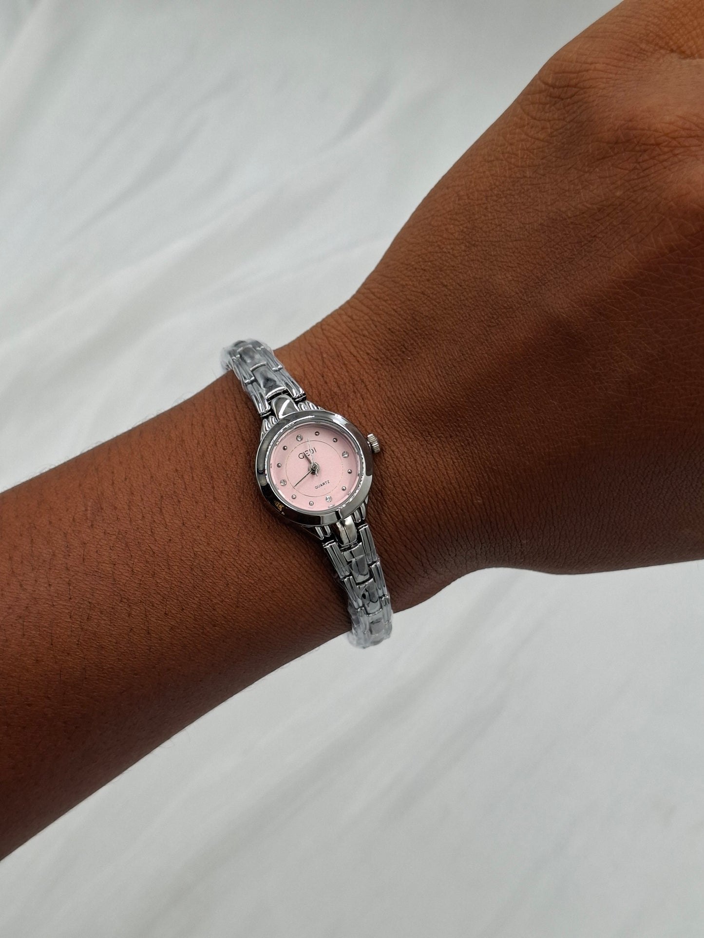 Tiny Silver Wristwatch