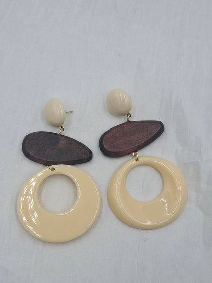 Geometric Resin Earrings